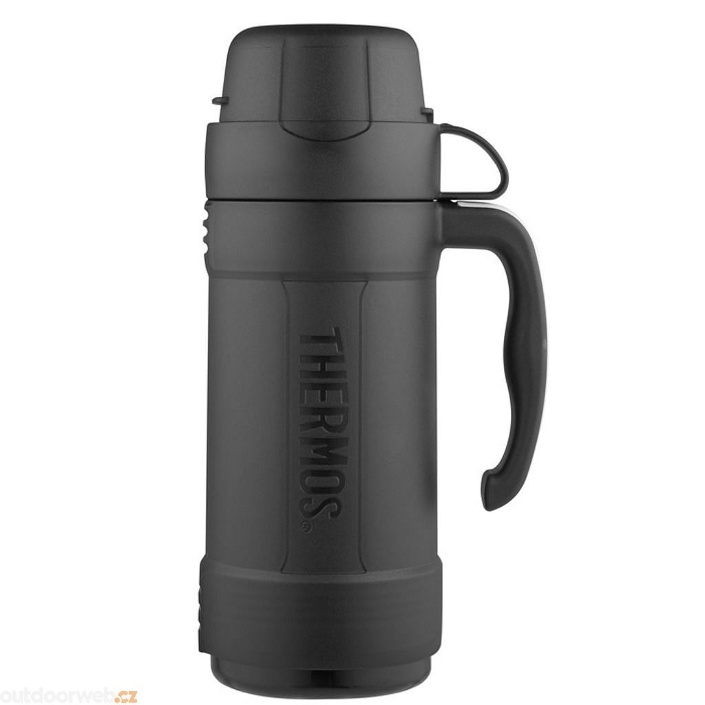Glass thermos with one cup 750 ml black - Glass thermos - THERMOS - 18.32 €