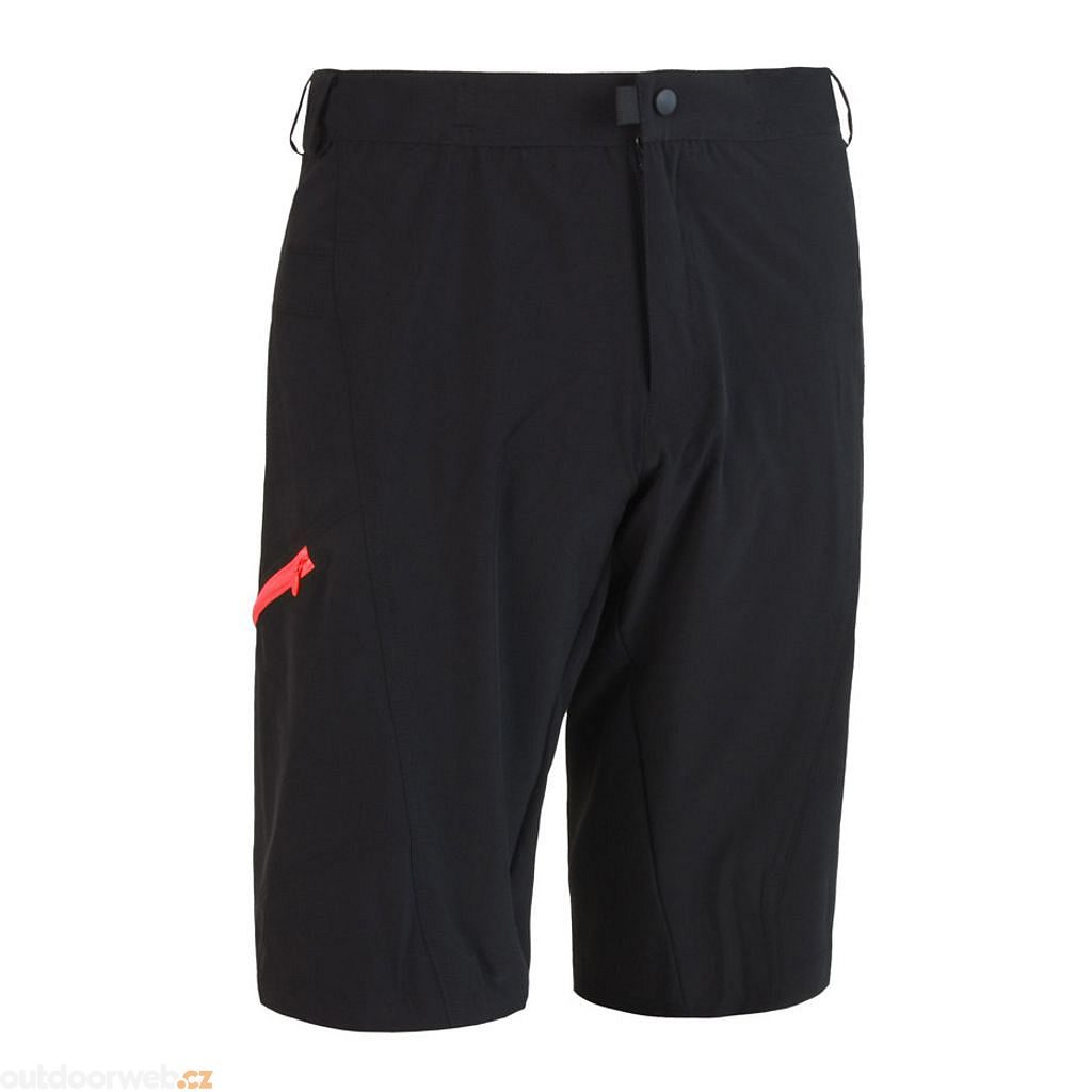 CYKLO HELIUM men's loose shorts, black/red - men's shorts with liner -  SENSOR - 53.83 €