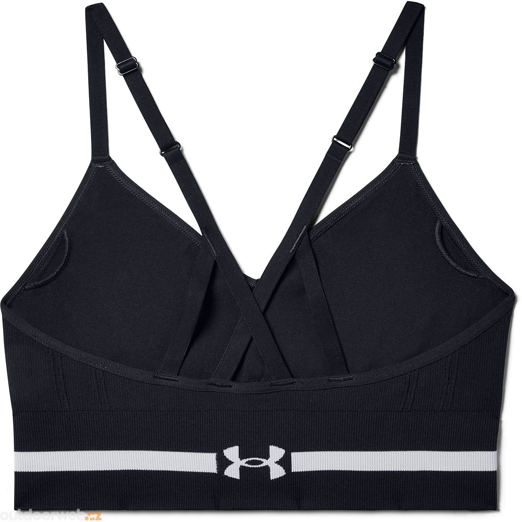 UA Seamless Low Long Bra, Black - sports bra