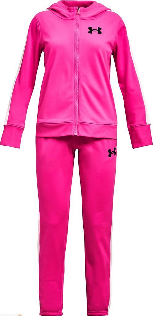  UA Knit Hooded Tracksuit-PNK - girls sports kit - UNDER  ARMOUR - 55.17 € - outdoorové oblečení a vybavení shop