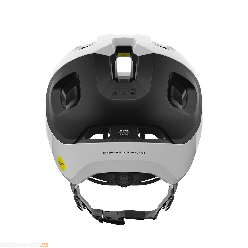 POC Tectal Race SPIN Helmet - Uranium Black/Hydrogen White, Medium