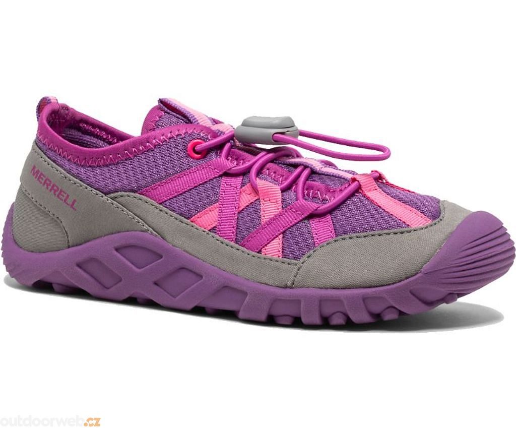 HYDRO LAGOON grey/berry - children's outdoor shoes - MERRELL - 32.76 €