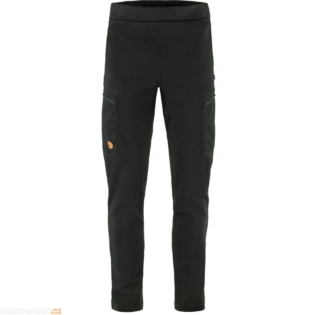 Keb Fleece Trousers M Black - kalhoty pánské - FJÄLLRÄVEN - 238.98 €
