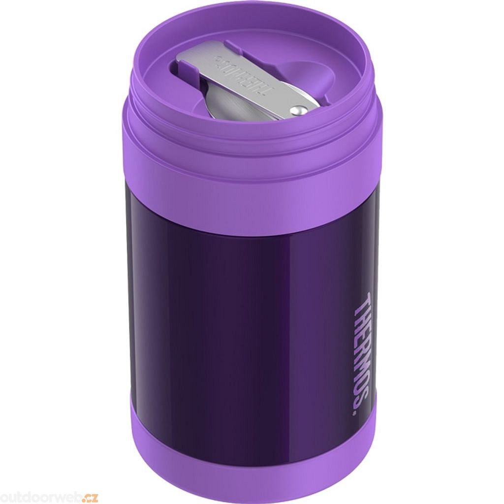  Baby food thermos with spoon 470 ml purple - Stainless  steel vacuum insulated thermos - THERMOS - 32.76 € - outdoorové oblečení a  vybavení shop