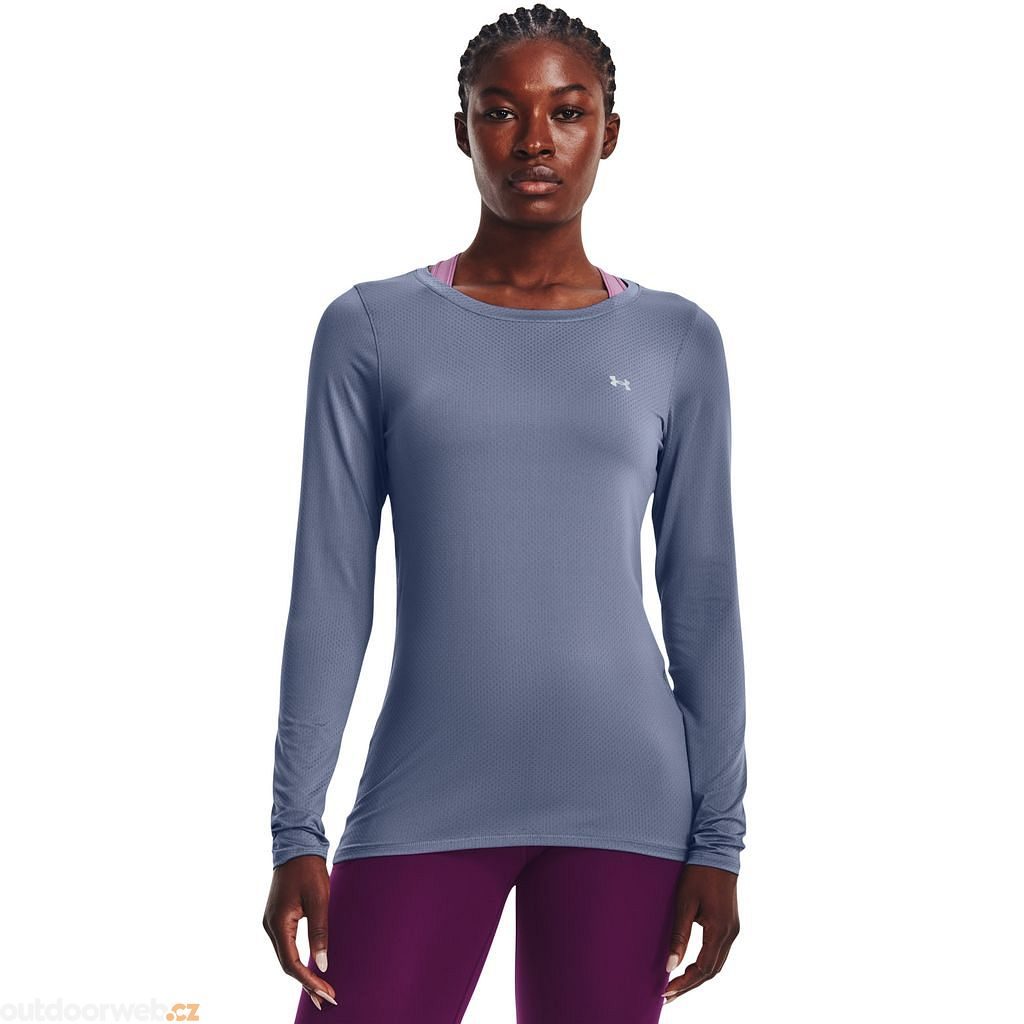 UA HG Armour Long Sleeve, Purple - long sleeve t-shirt for women - UNDER  ARMOUR - 30.63 €