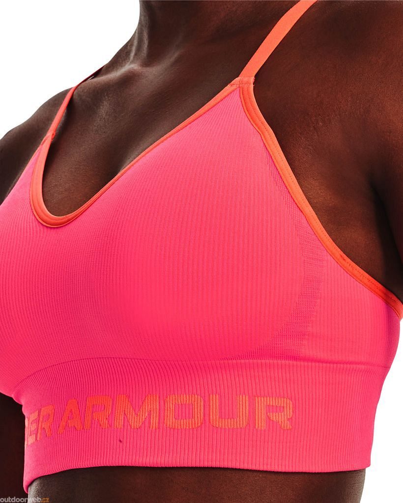  UA Seamless Low Long Rib-PNK - sports bra - UNDER ARMOUR -  33.47 € - outdoorové oblečení a vybavení shop