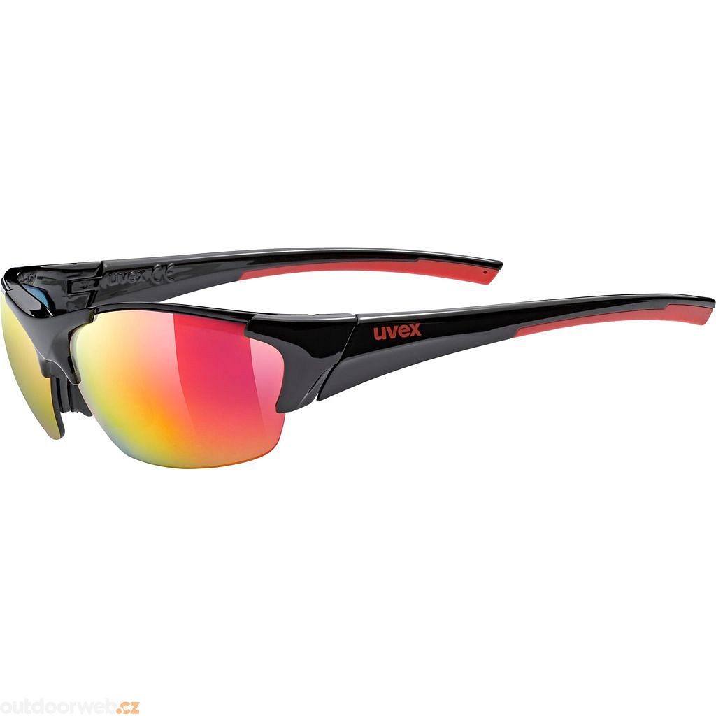 BLAZE III, BLACK RED/MIRROR RED 2022 - brýle sportovní - UVEX - 1 039 Kč
