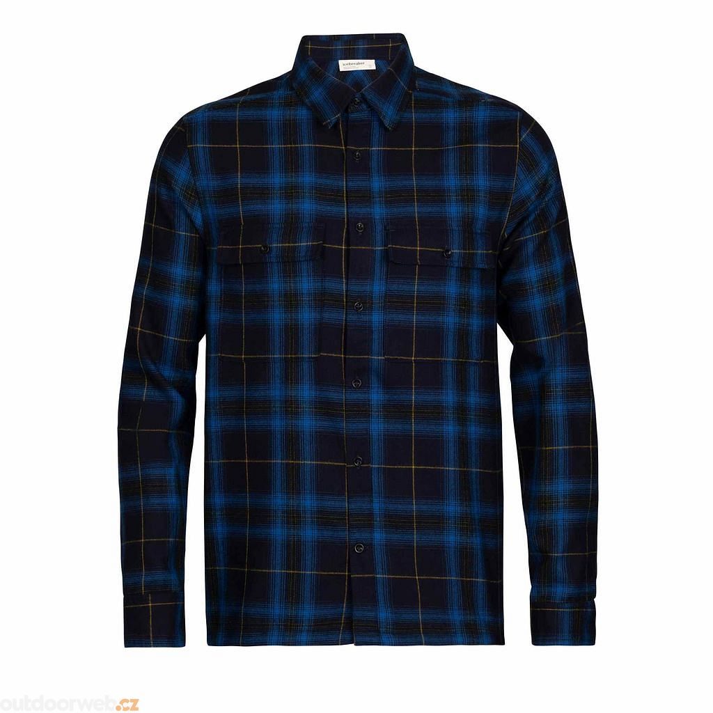 M Dawnder LS Flannel Shirt Plaid MIDNIGHT NAVY - košile pánská - ICEBREAKER  - 175.96 €