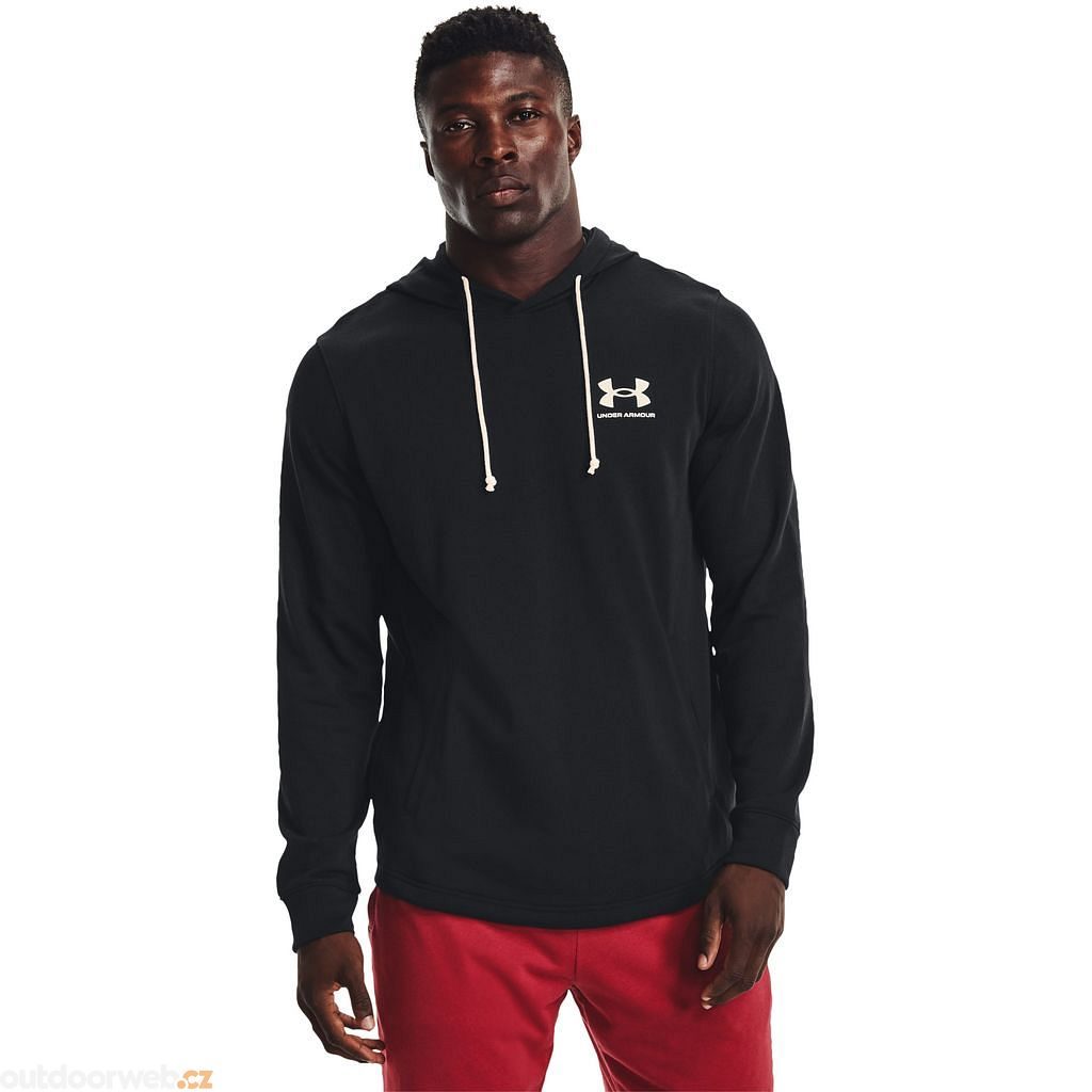  UA RIVAL TERRY LC HD, Black - men's sweatshirt - UNDER  ARMOUR - 41.37 € - outdoorové oblečení a vybavení shop