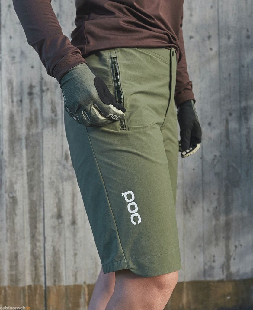 W's Essential Enduro Shorts Epidote Green - cyklo kraťasy dámské - POC -  88.43 €