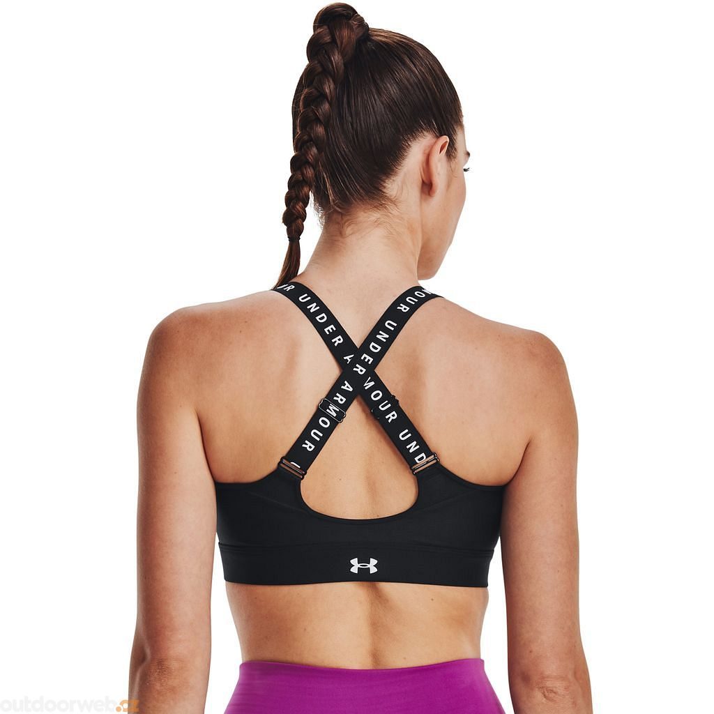 White Under Armour Womens UA Infinity High Zip Sports Bra - Get The Label