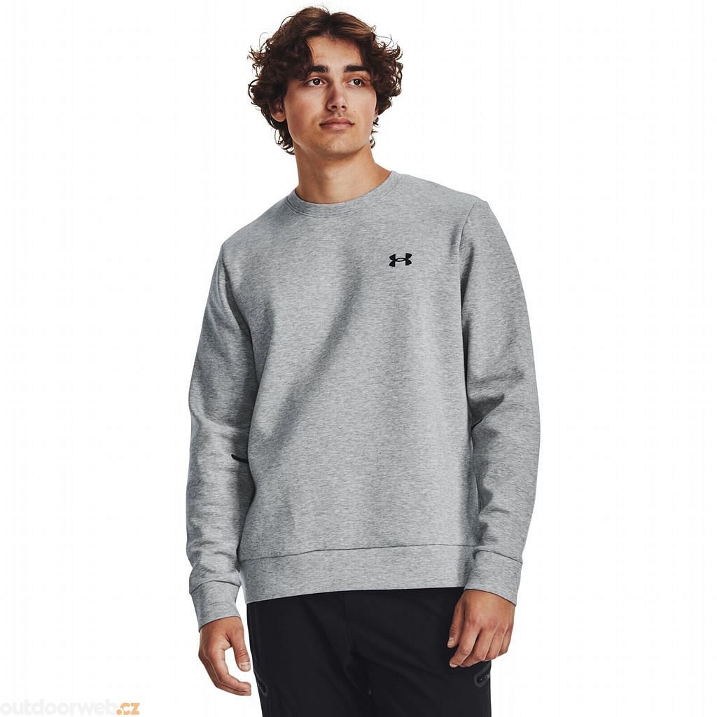  Unstoppable Flc Crew, grey - men's sweatshirt - UNDER ARMOUR  - 86.66 € - outdoorové oblečení a vybavení shop