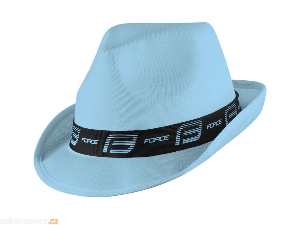 PANAMA, pastel.modrý-černý - klobouk - FORCE - 3.07 €