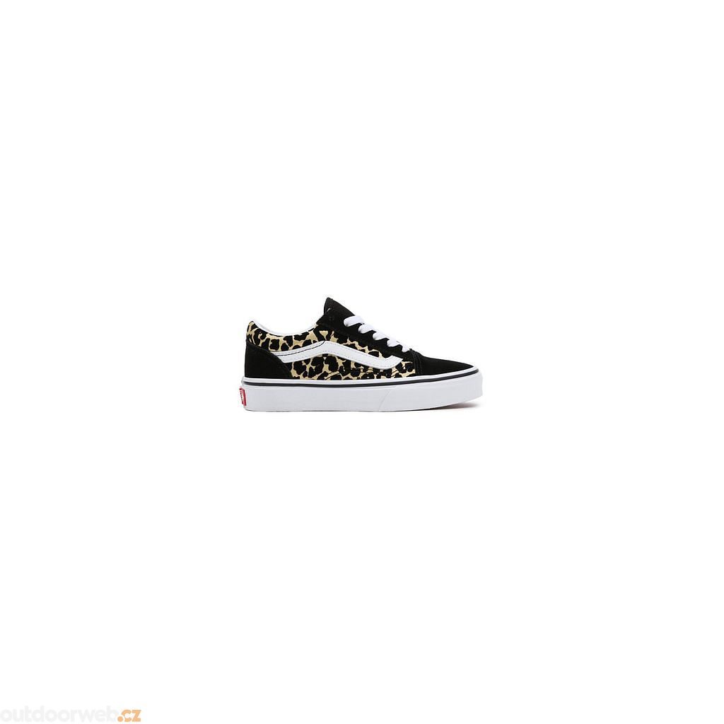 JN OLD SKOOL, (FLOCKED LEOPARD) BLACK/TRUE WHITE - junior sneakers - VANS -  43.54 €