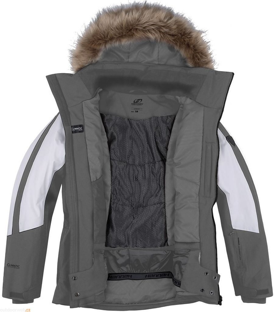 Canna, bright white/frost gray - women's ski jacket - HANNAH - 162.57 €