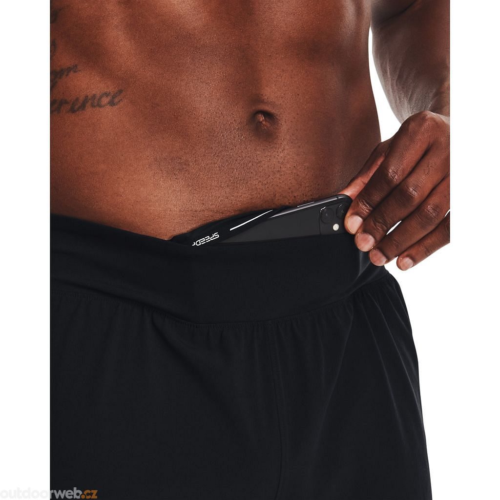 UA SpeedPocket 7'' Short, Black - men's running shorts - UNDER ARMOUR -  39.79 €
