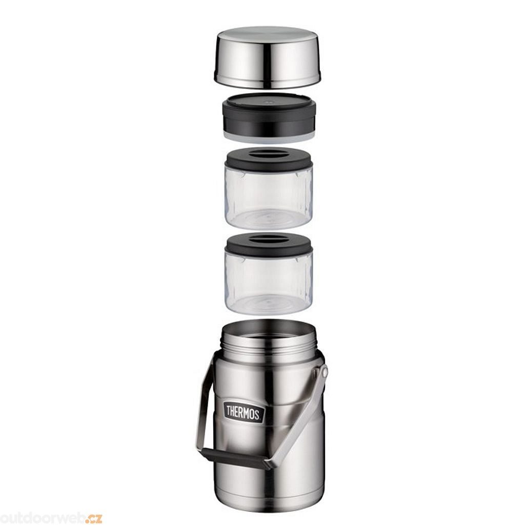  Stainless King 1390 ml - Stainless steel vacuum insulated  food carrier with two containers - THERMOS - 72.99 € - outdoorové oblečení  a vybavení shop