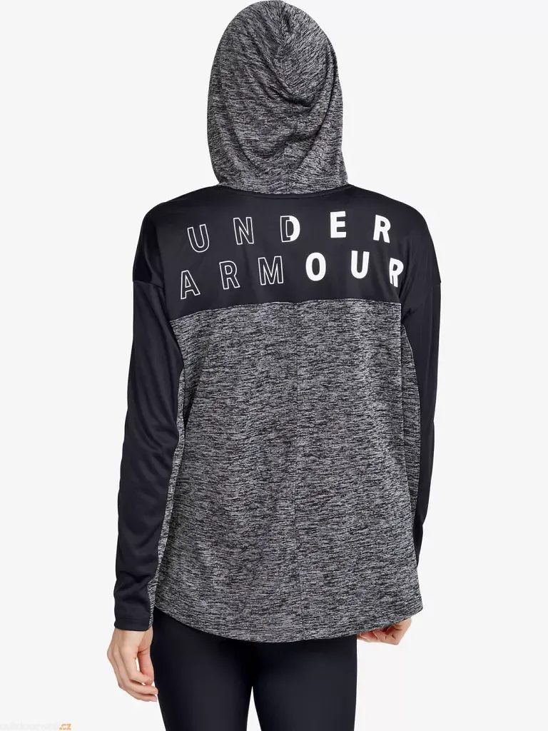  Tech Twist Graphic Hoodie, Black - long sleeve shirt for  women - UNDER ARMOUR - 39.41 € - outdoorové oblečení a vybavení shop