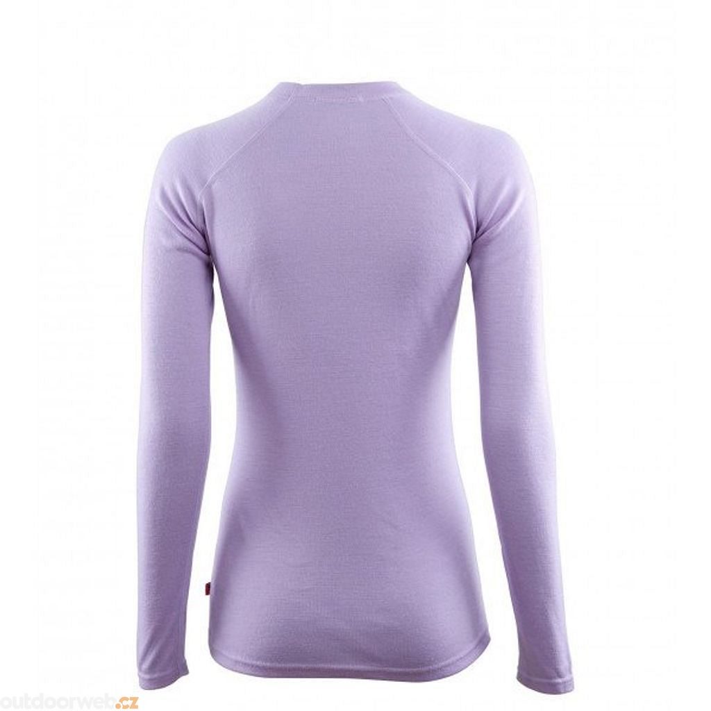 WarmWool Crew Neck shirt, Woma, Purple Rose - Triko dlouhý rukáv