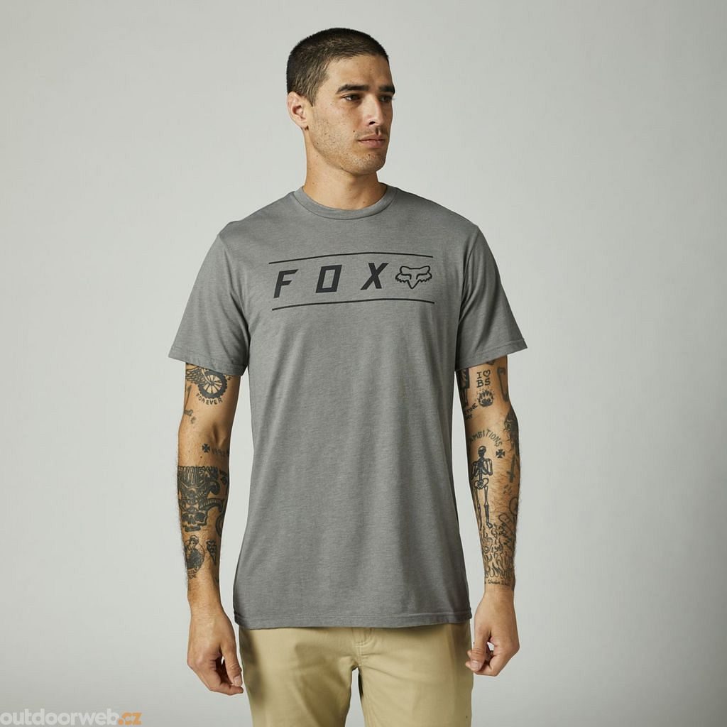 Pinnacle Ss Premium Tee, Heather Graphite