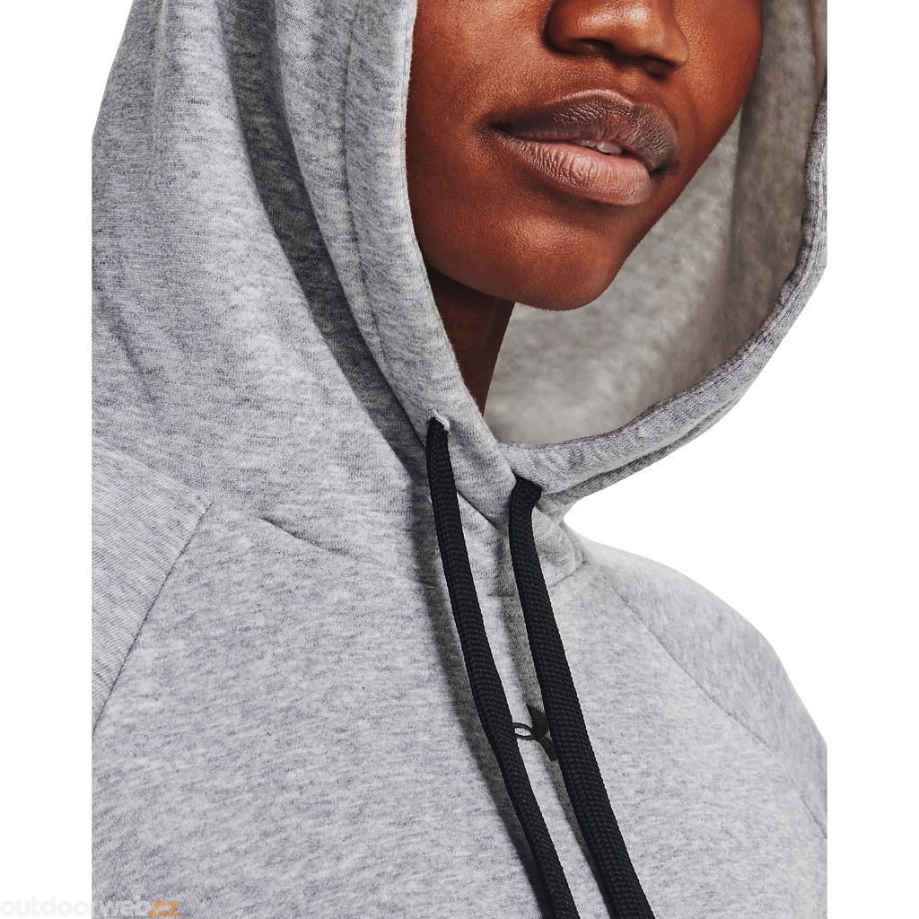  Rival Fleece HB Hoodie, Gray - women's sweatshirt - UNDER  ARMOUR - 45.04 € - outdoorové oblečení a vybavení shop