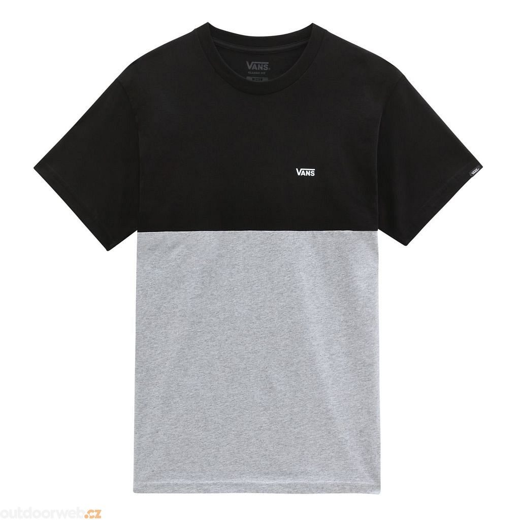 COLORBLOCK T-SHIRT, Black/Atheltic Heather - tričko pánské - VANS - 525 Kč