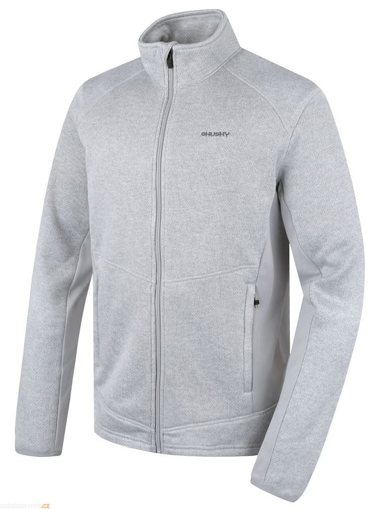Outdoorweb.eu - Pánský fleecový svetr na zip Alan M light grey - HUSKY -  60.74 € - outdoorové oblečení a vybavení shop