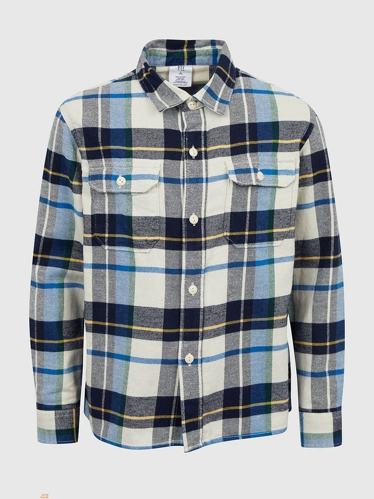 Teen 100% Organic Cotton Flannel Shirt