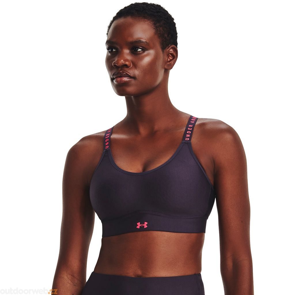  Infinity Mid Covered, purple - sports bra for women - UNDER  ARMOUR - 37.00 € - outdoorové oblečení a vybavení shop