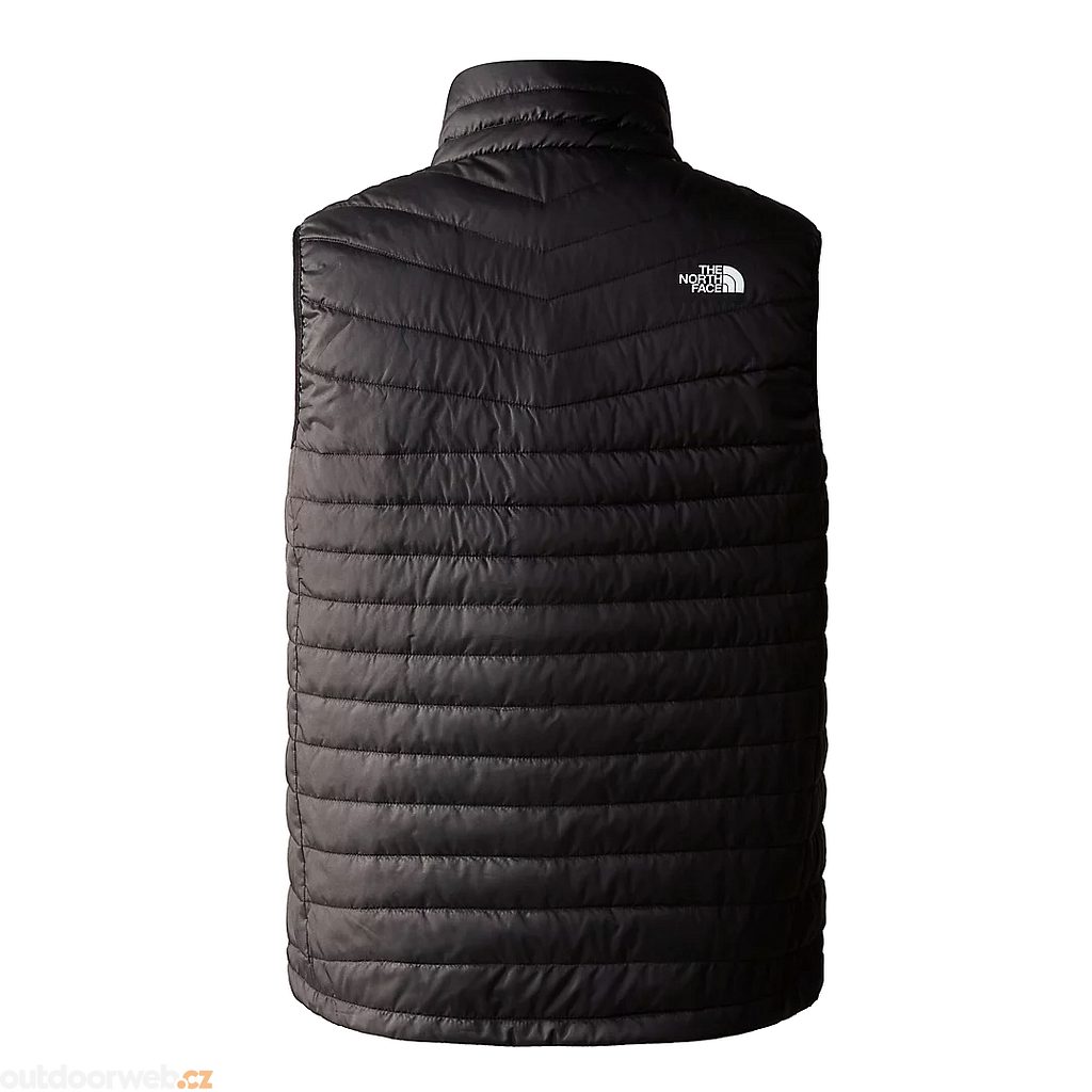 Mens grey north face vest deals