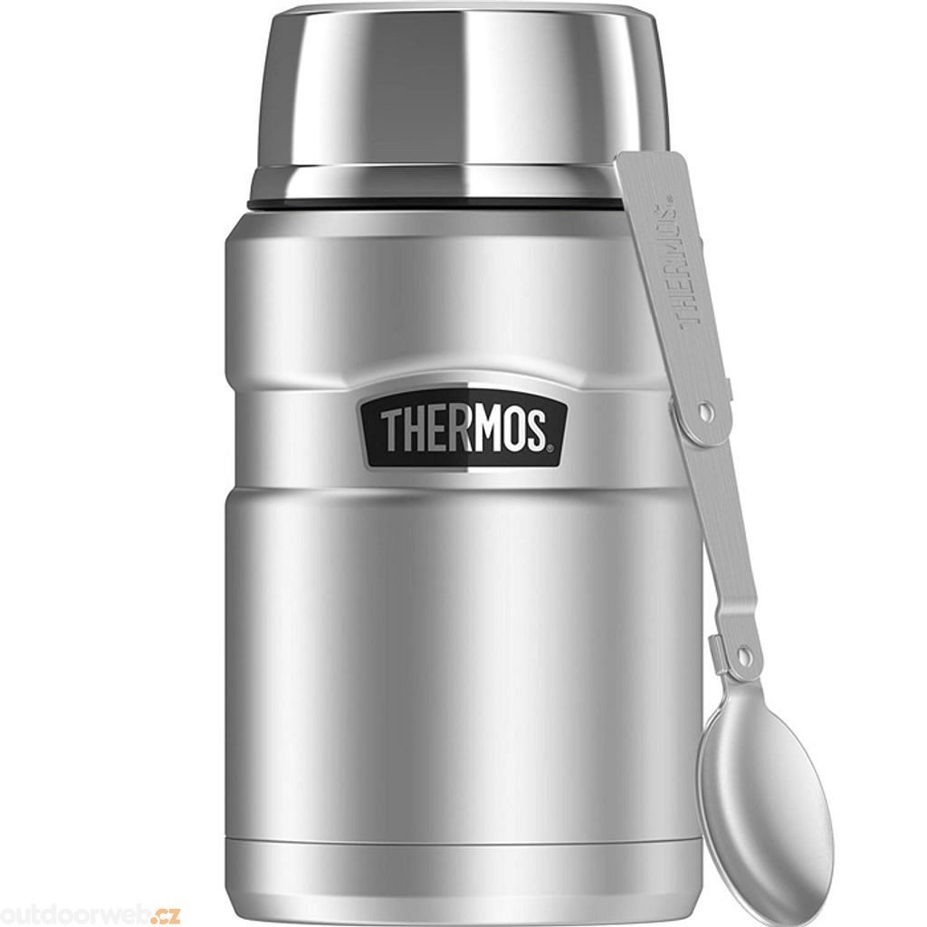 Food thermos with folding spoon and cup 710 ml stainless steel - Stainless  steel vacuum insulated thermos - THERMOS - 40.03 €