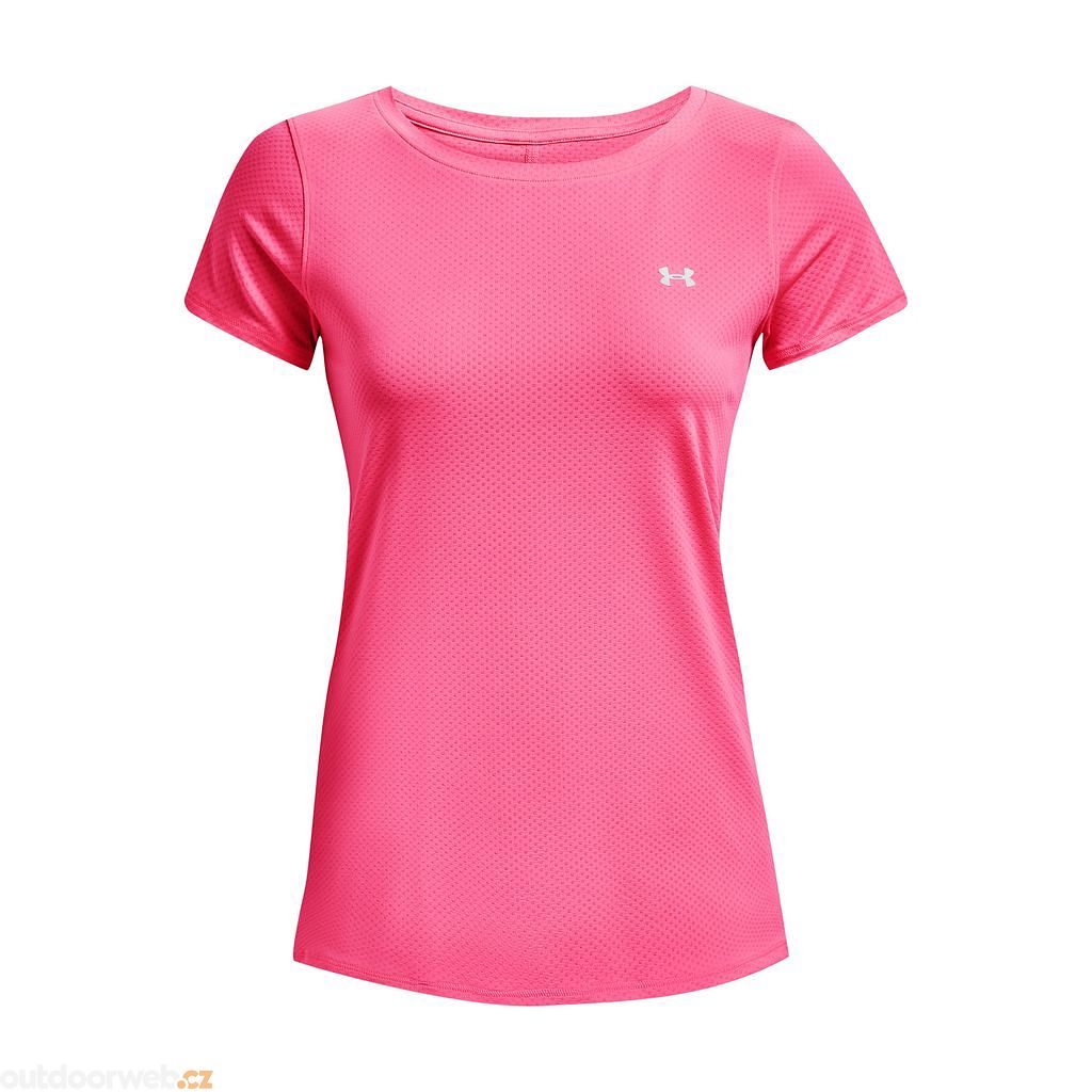UA HG Armour SS, Pink/white - T-shirt short sleeve ladies - UNDER ARMOUR -  23.55 €