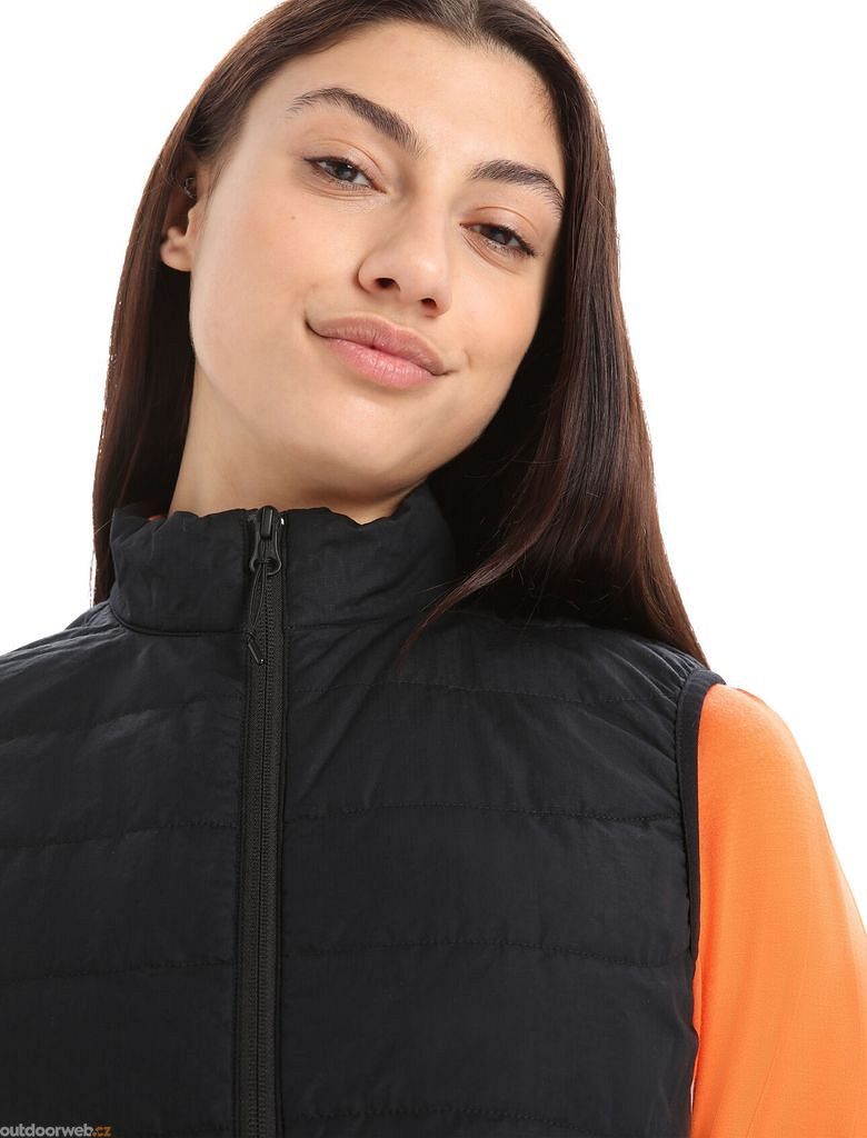 Outdoorweb.eu - W MerinoLoft Vest BLACK/JET HTHR/CB - women's vest -  ICEBREAKER - 228.12 € - outdoorové oblečení a vybavení shop