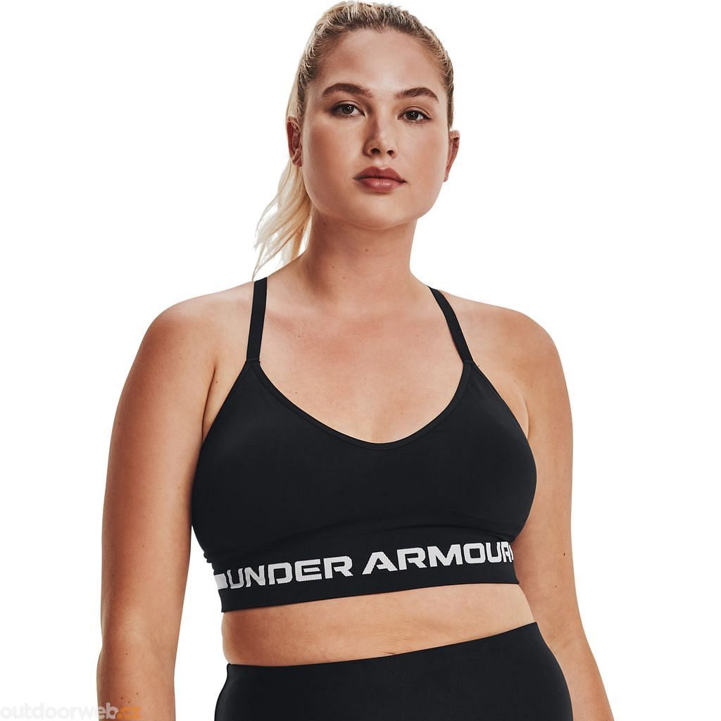 UA Seamless Low Long Bra, Black