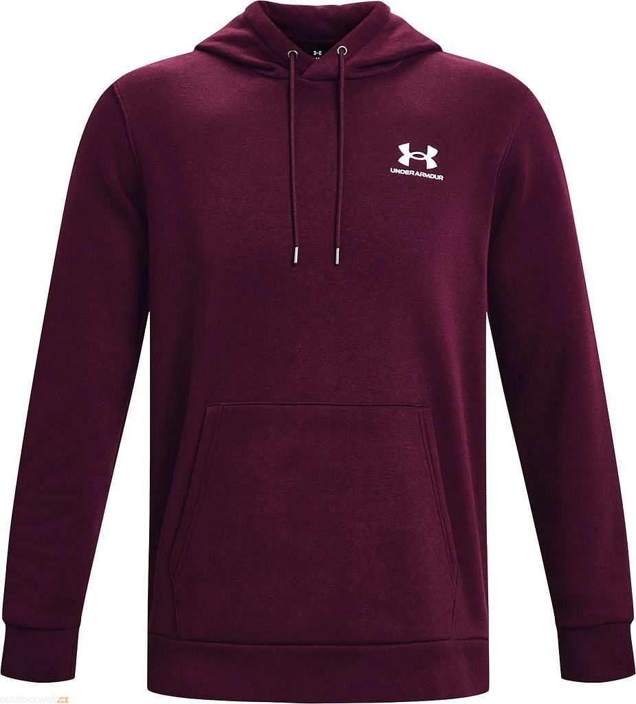 UA Essential Fleece Hoodie PPL men's sweatshirt UNDER ARMOUR