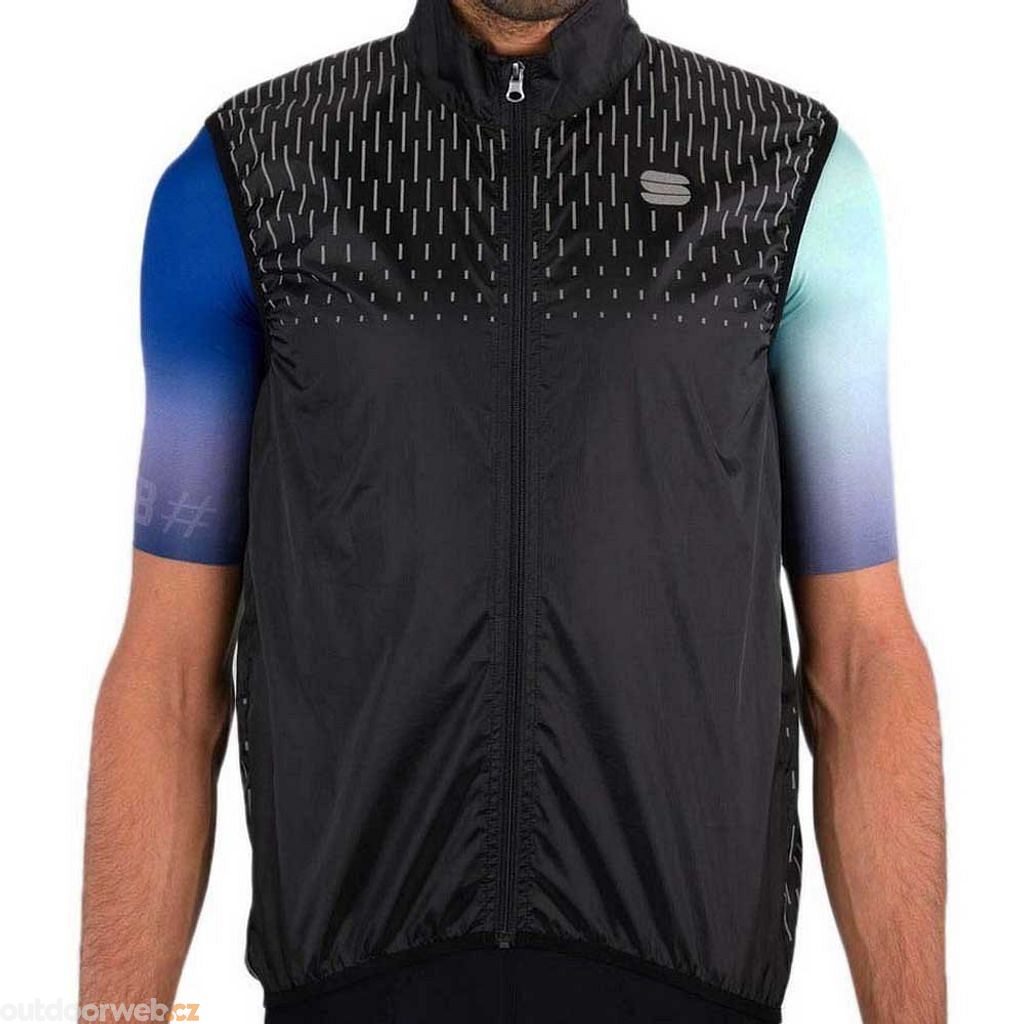 Reflex vest black - pánská cyklistická vesta - SPORTFUL - 682 Kč