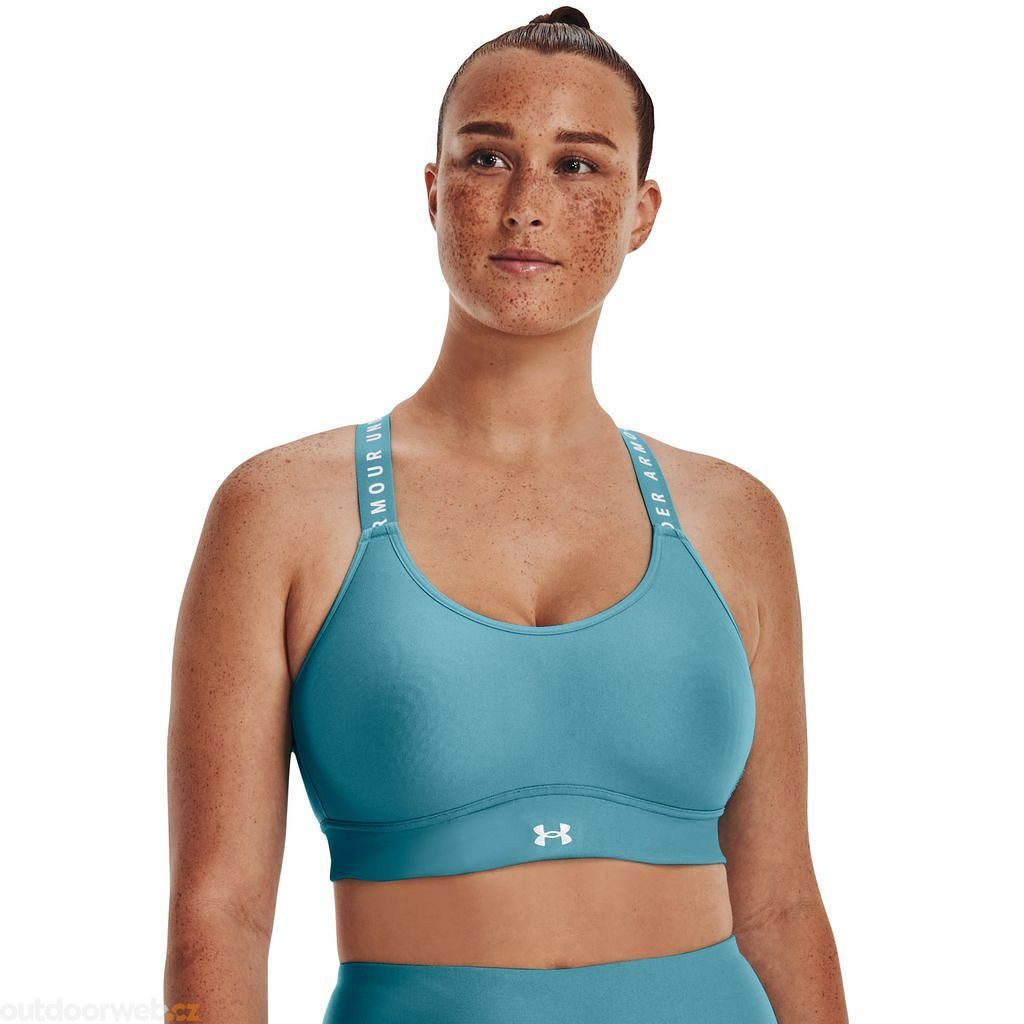 UA Infinity Mid Covered, Blue - sports bra - UNDER ARMOUR -  36.17 € - outdoorové oblečení a vybavení shop