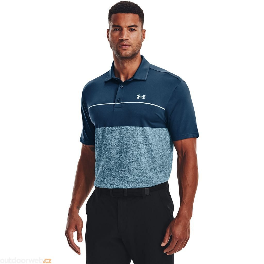 UA Playoff Polo 2.0, Blue/blue - polo shirt for men - UNDER ARMOUR