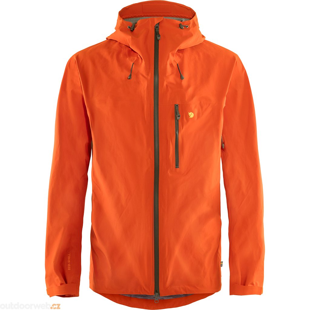 Bergtagen Lite Eco-Shell Jkt M Hokkaido Orange - men's hiking jacket -  FJÄLLRÄVEN - 423.27 €