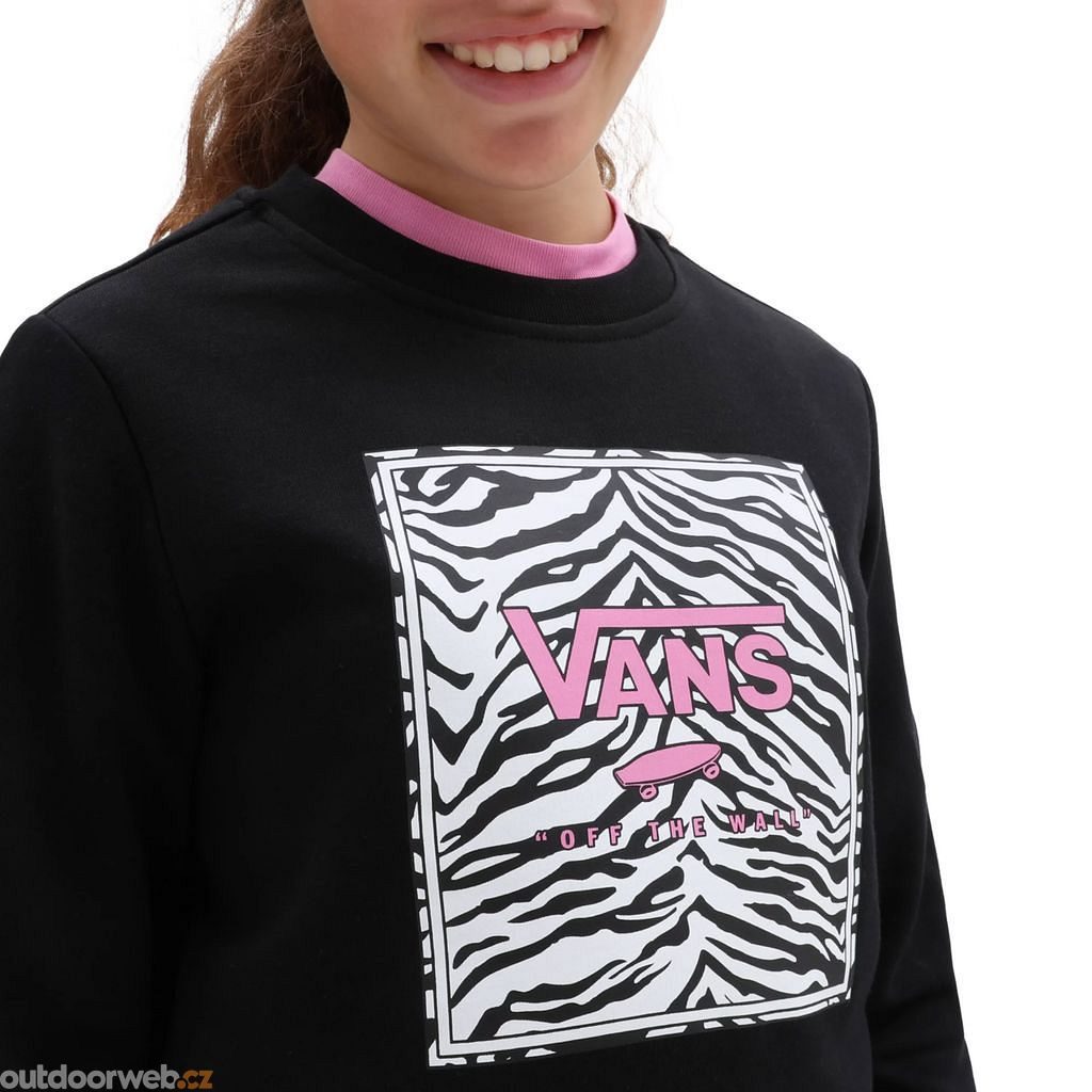 ZEBRA DAZE BOX LOGO CREW BLACK - children's sweatshirt - VANS - 46.98 €