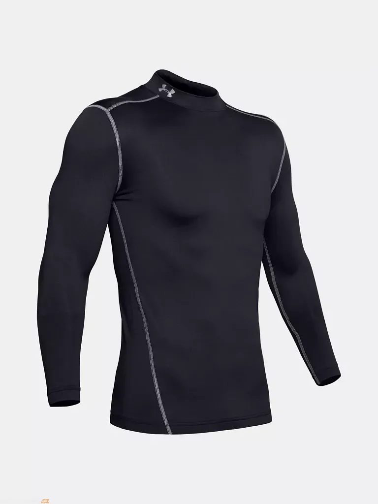 UA CG ARMOUR MOCK, Black - men's long sleeve compression shirt - UNDER  ARMOUR - 43.55 €