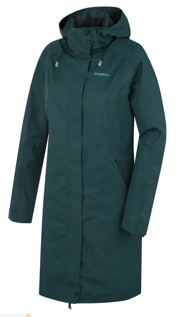 Outdoorweb.eu - NUT L, dk. green - Women's hardshell coat - HUSKY - 75.87 €  - outdoorové oblečení a vybavení shop
