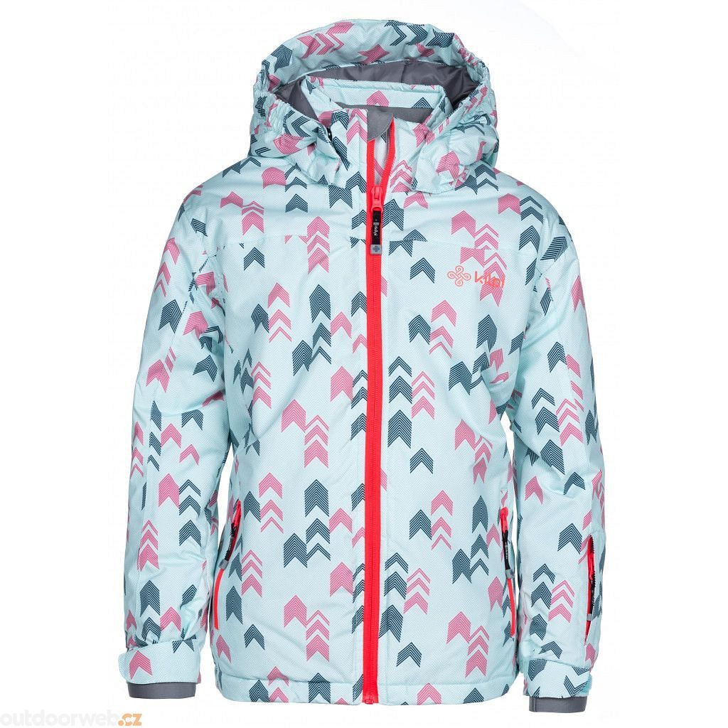 Jenova-jg růžová - Dívčí lyžařská bunda s kapucí - KILPI - 1 299 Kč
