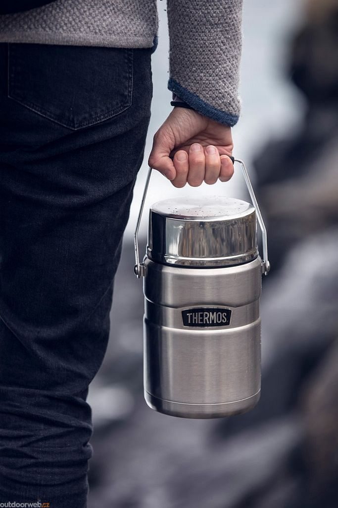  Stainless King 1390 ml - Stainless steel vacuum insulated  food carrier with two containers - THERMOS - 72.99 € - outdoorové oblečení  a vybavení shop