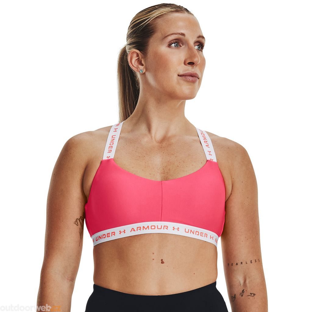  Crossback Low, pink - sports bra for women - UNDER ARMOUR -  27.61 € - outdoorové oblečení a vybavení shop