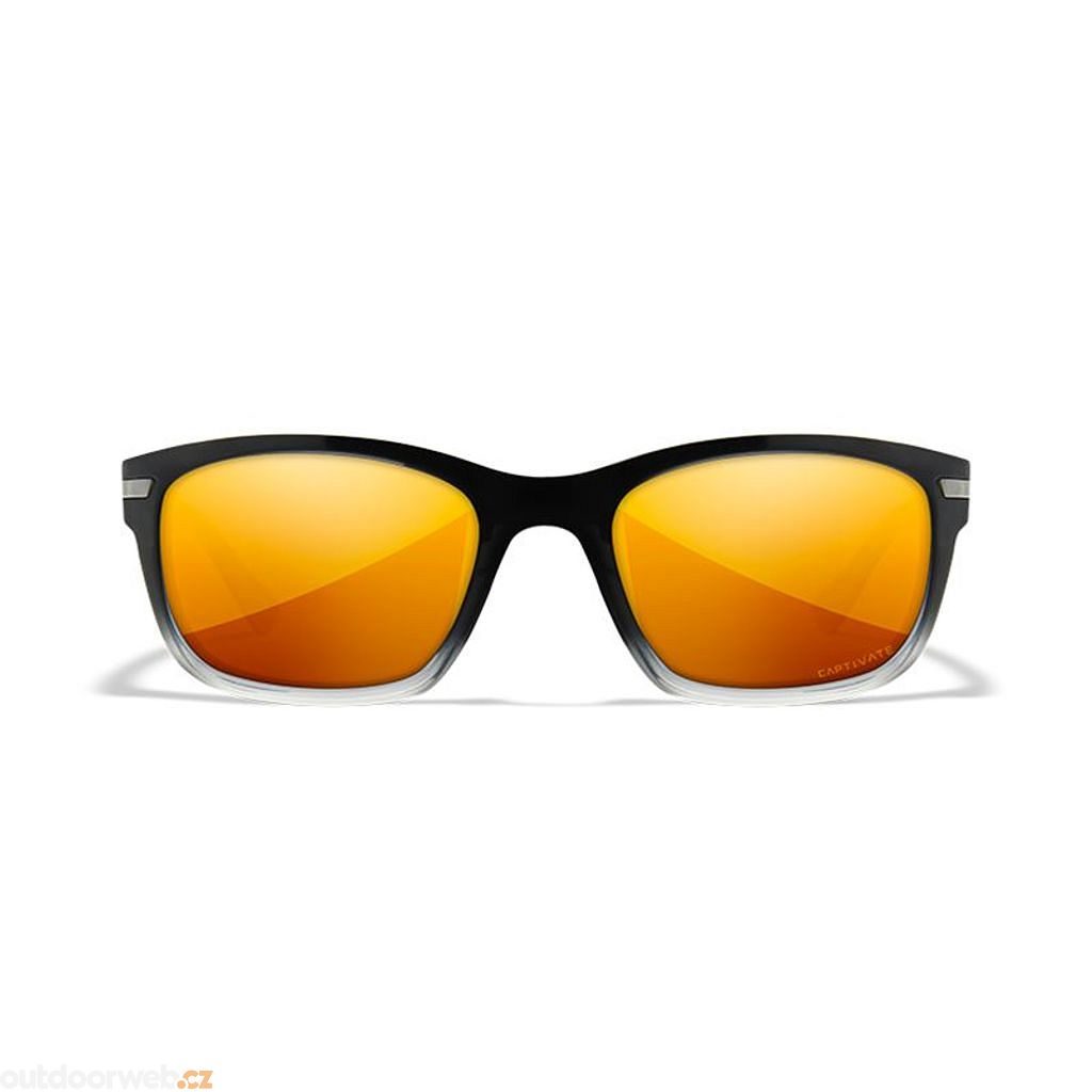 HELIX Captivate Polarized - Bronze Mirror - Copper/Gloss Black Fade To  Clear Crystal - sunglasses - WILEY X - 191.88 €