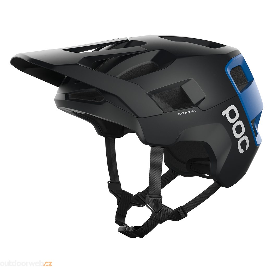 Kortal Uranium Black/Opal Blue Metallic/Matt - mtb helmet - POC