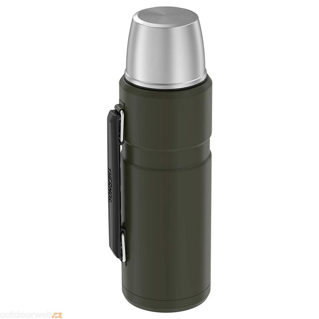 Beverage thermos with handle 1200 ml military green - Stainless steel  vacuum insulated thermos - THERMOS - 41.68 €