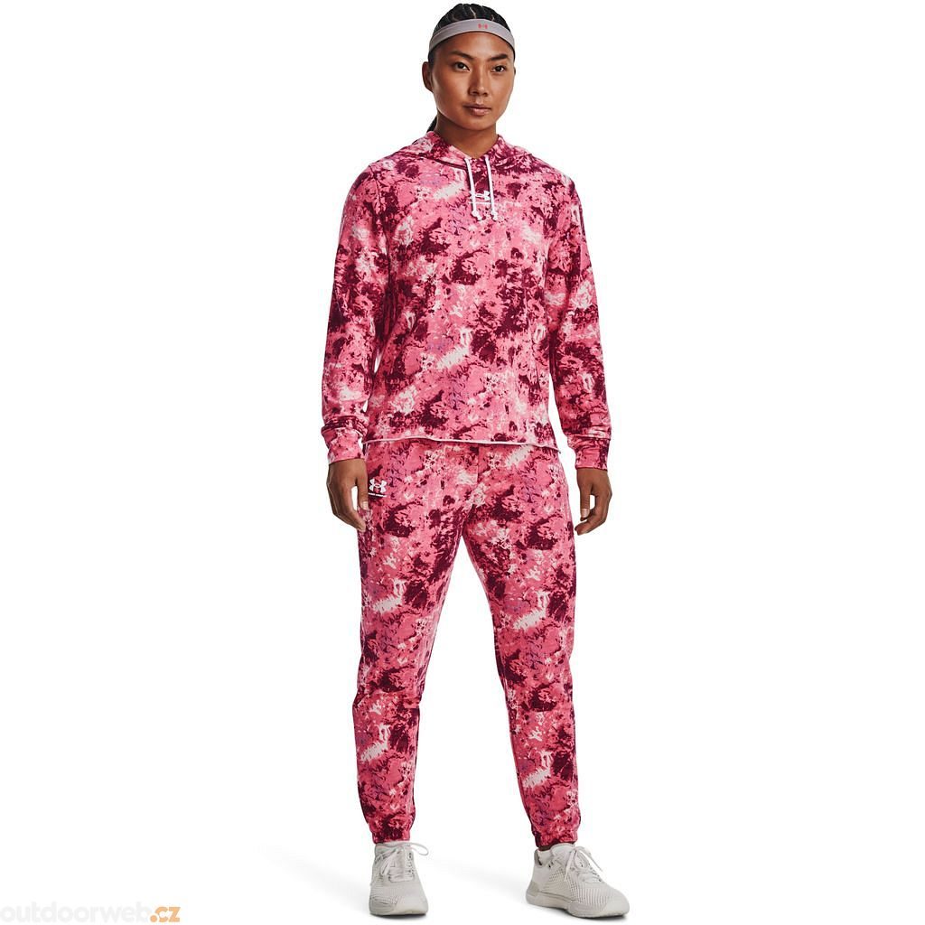  Rival Terry Print Jogger, Pink - women's trousers