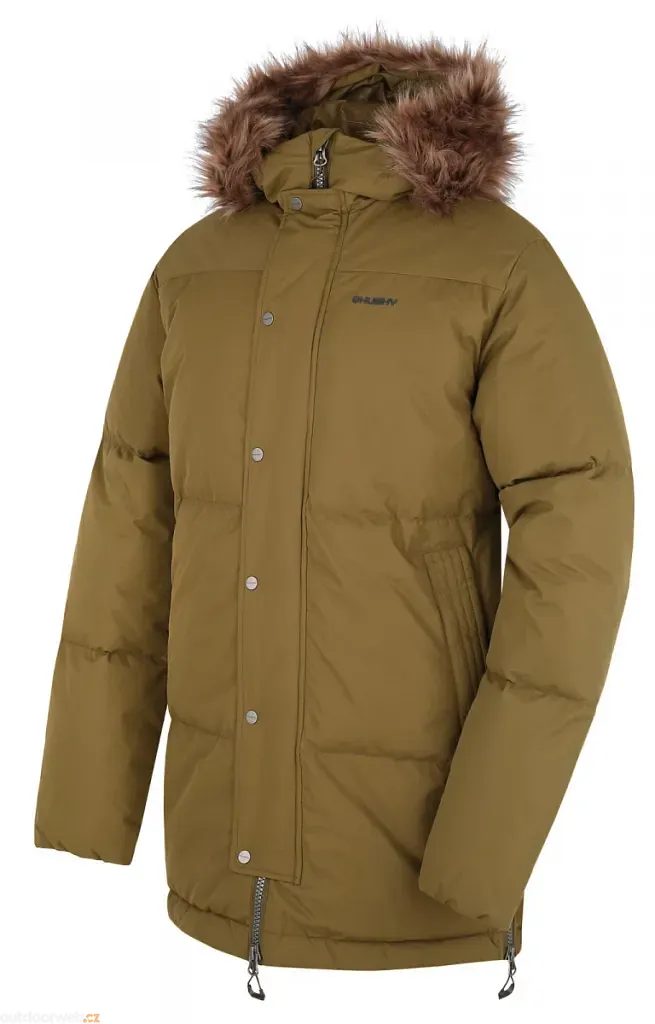 Outdoorweb.cz - Downbag M tm. khaki - Pánský péřový kabát - HUSKY - 3 499  Kč - outdoorové oblečení a vybavení shop